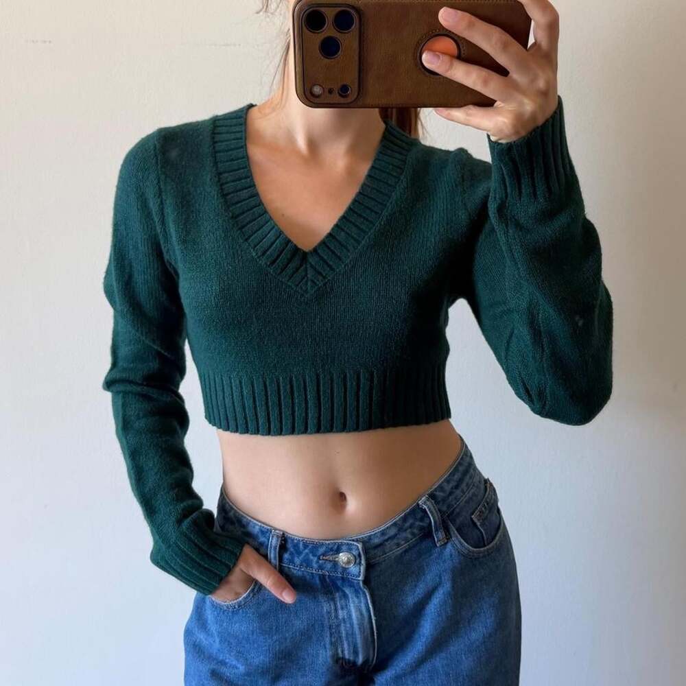 H&M Women's Green Jumper
